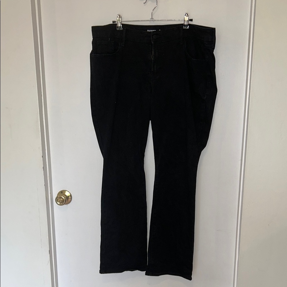 Old Navy Black Boot Cut Jeans